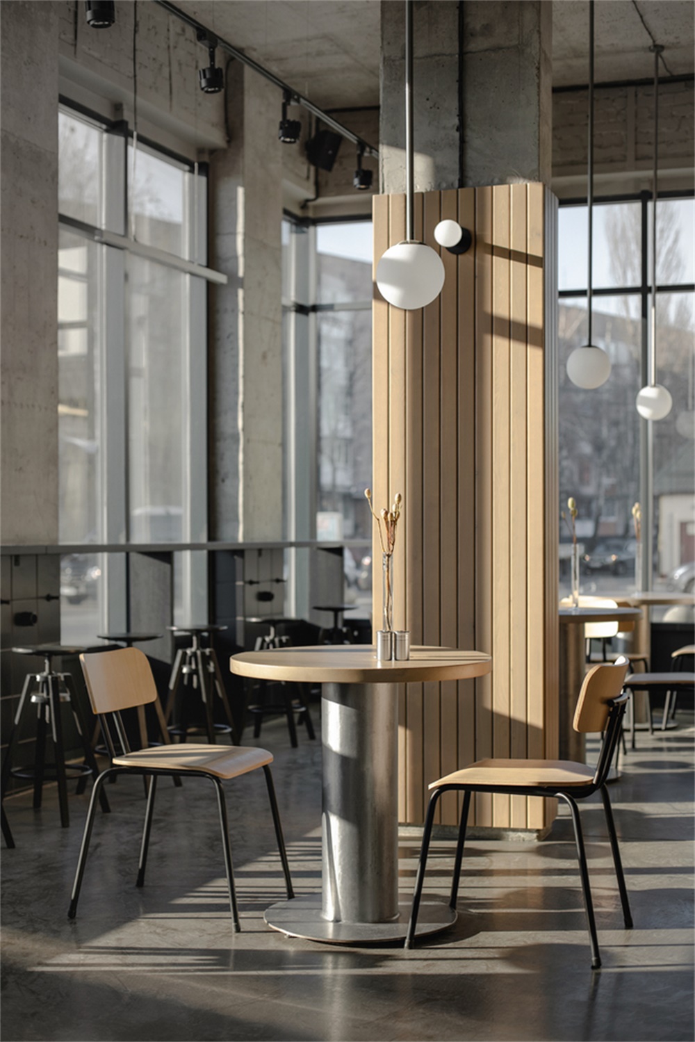 Pomidoros披薩店，Paliychuk Olga Design，餐飲空間，烏克蘭基輔，快餐店設計