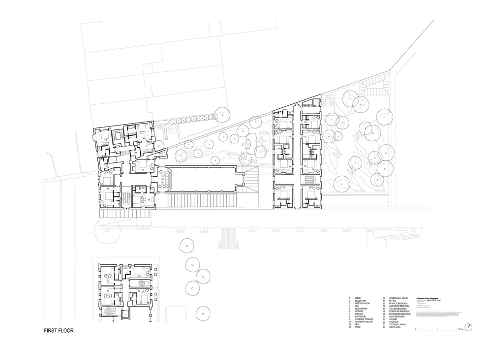 August酒店，比利時安特衛普，酒店設計，建築改造，VVDA&WCA