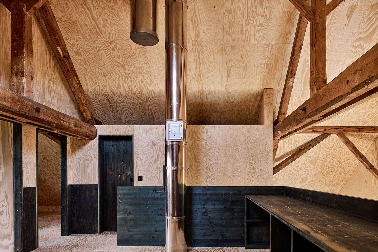 住宅空間,穀倉改造,住宅改造,Lilitt Bollinger,瑞士住宅