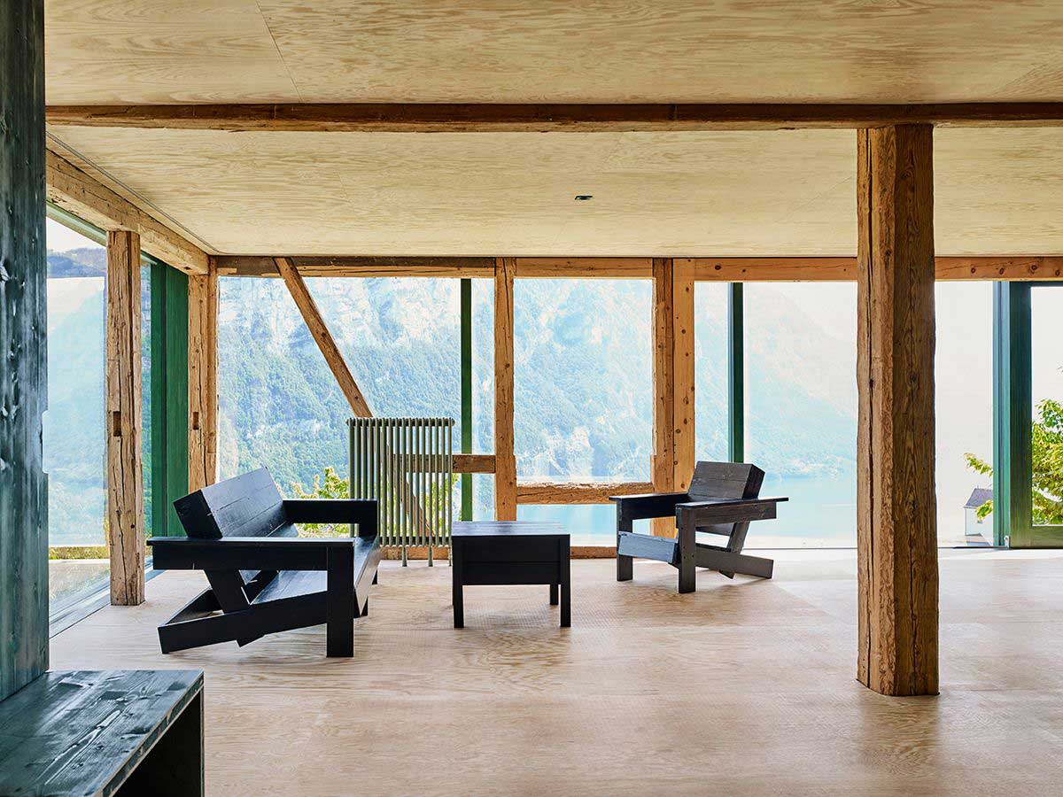 住宅空間,穀倉改造,住宅改造,Lilitt Bollinger,瑞士住宅