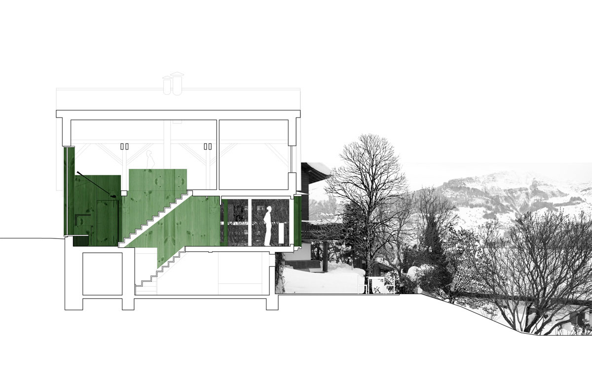住宅空間,穀倉改造,住宅改造,Lilitt Bollinger,瑞士住宅