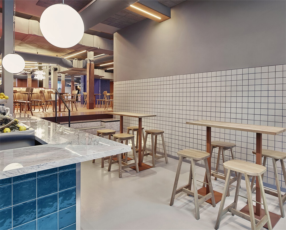 Studio Modijefsky，荷蘭海牙，Foodhallen美食廣場，餐飲空間，改造設計