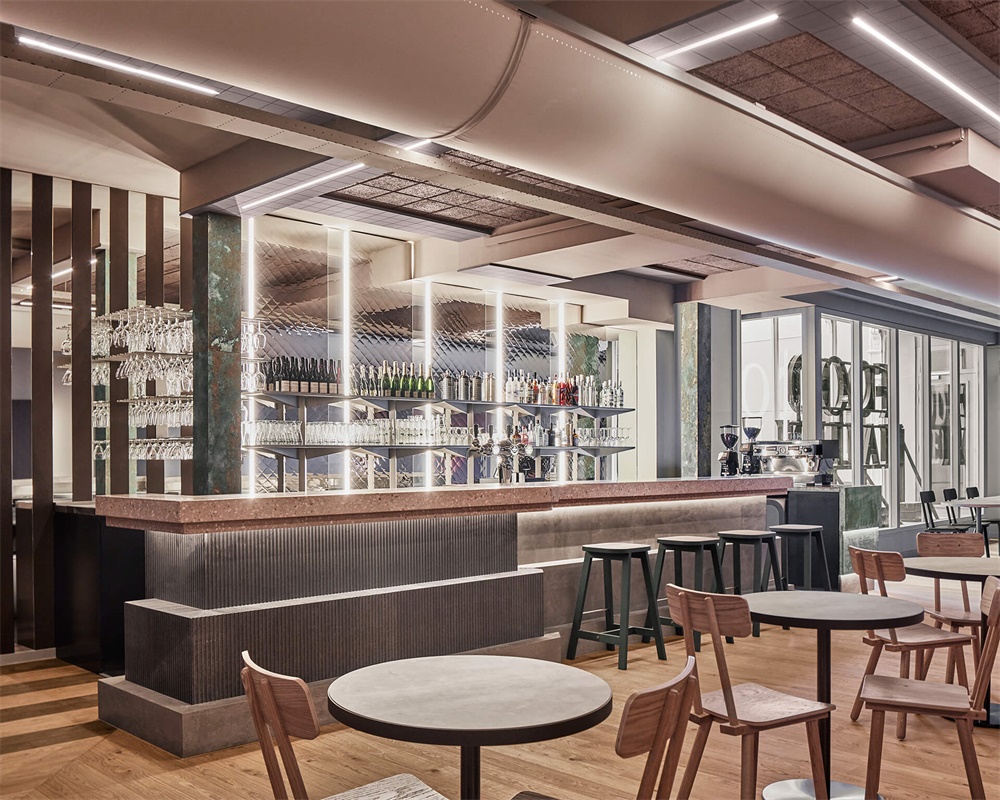 Studio Modijefsky,荷蘭海牙,Foodhallen美食廣場,餐飲空間,改造設計