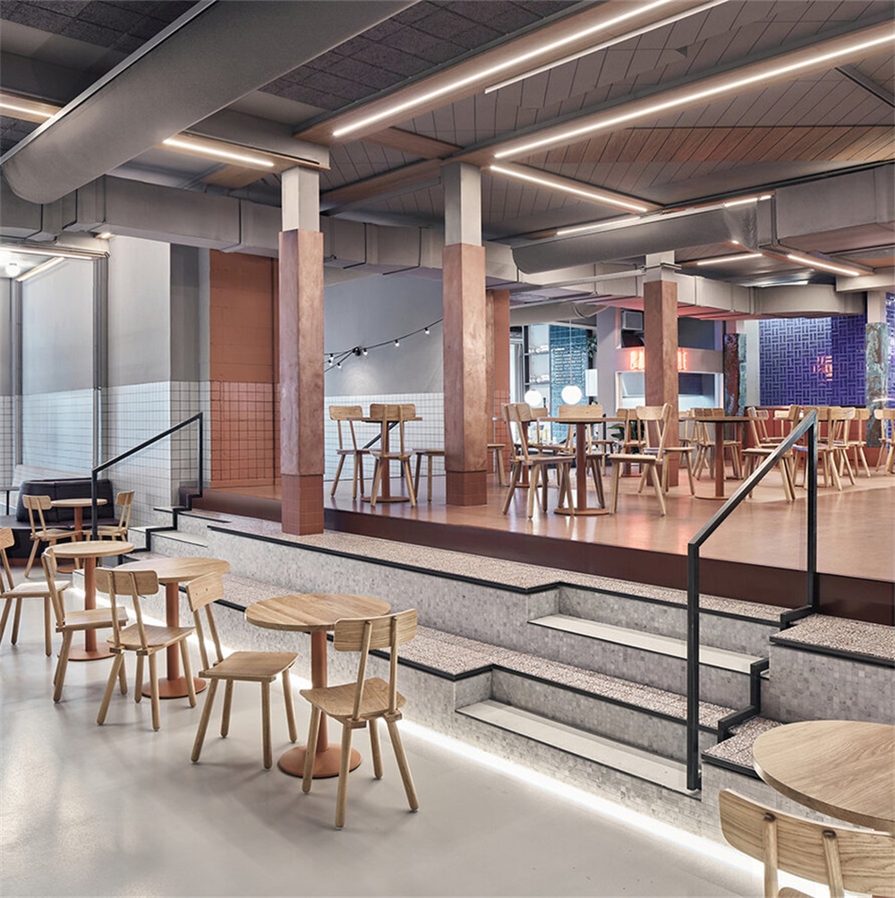 Studio Modijefsky,荷蘭海牙,Foodhallen美食廣場,餐飲空間,改造設計