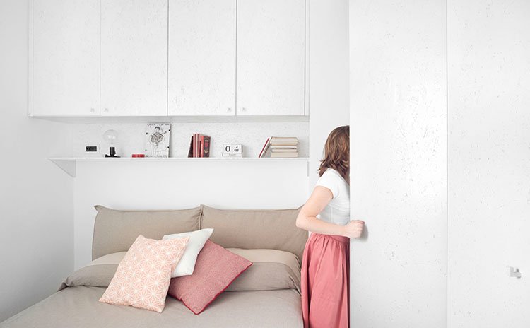 住宅空間,公寓設計,極簡主義住宅,開放式公寓,小戶型