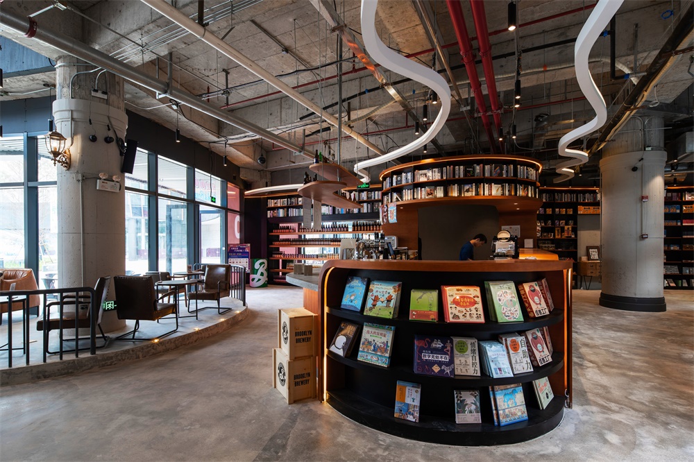 商業空間，廣州書店設計，書店設計，廣州，1200bookshop，負空間設計，項目投稿