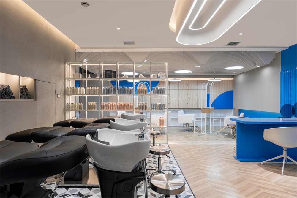 美發集合店,美發店設計,蘭州美發店,美發沙龍設計,五德設計,項目投稿