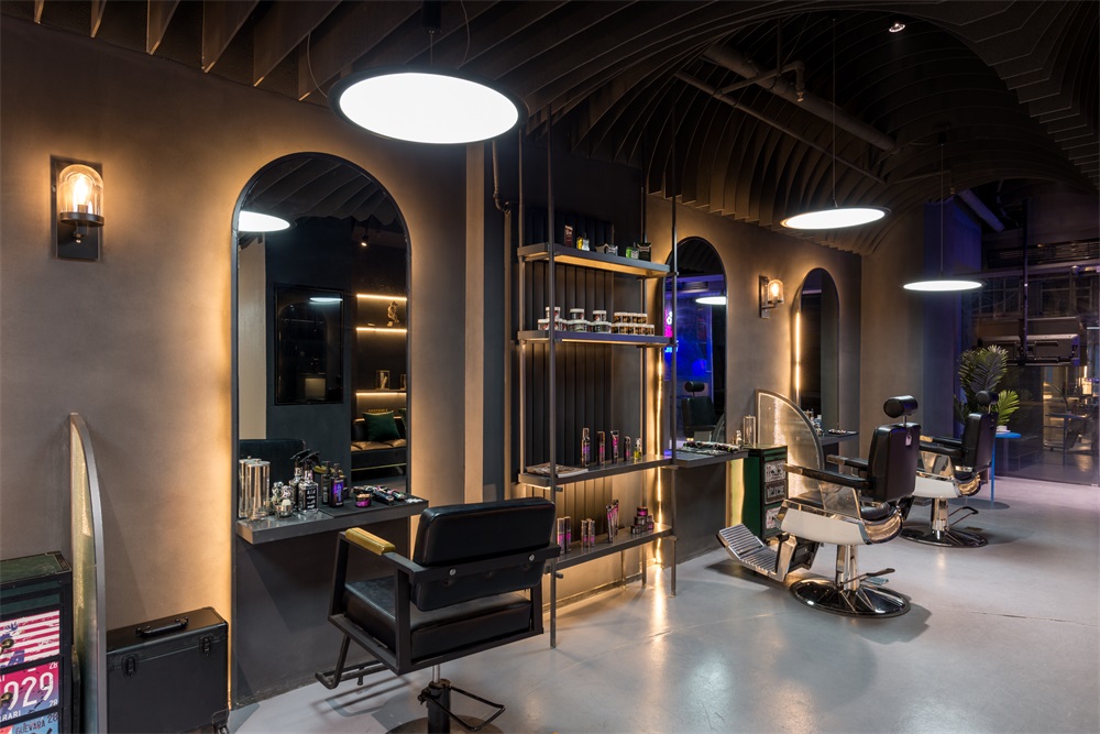 美發集合店,美發店設計,蘭州美發店,美發沙龍設計,五德設計,項目投稿