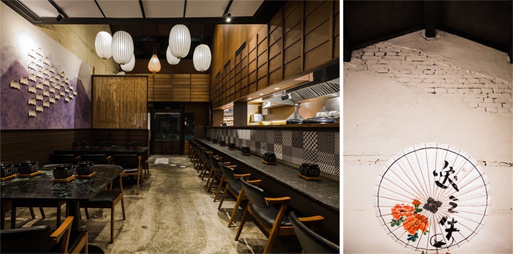 餐飲空間,弄木人文空間,日式餐廳設計,日式風格,台灣設計,open design,項目投稿