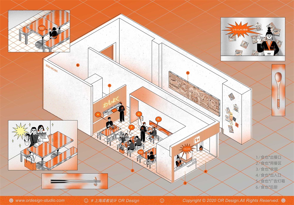 餐飲空間,上海或者設計,日式餐廳設計,料理店設計,潮流日料,項目投稿