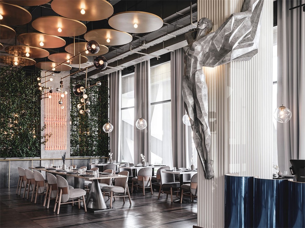 餐飲空間，咖啡廳設計，莫斯科，複古主義，Asthetique，CaféPolet咖啡館