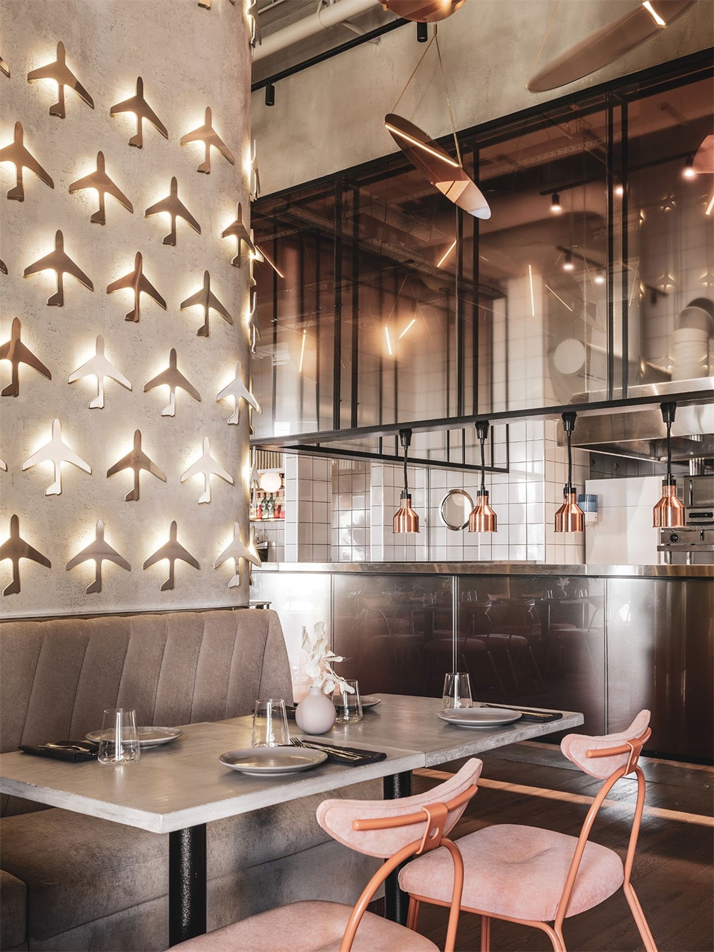 餐飲空間，咖啡廳設計，莫斯科，複古主義，Asthetique，CaféPolet咖啡館