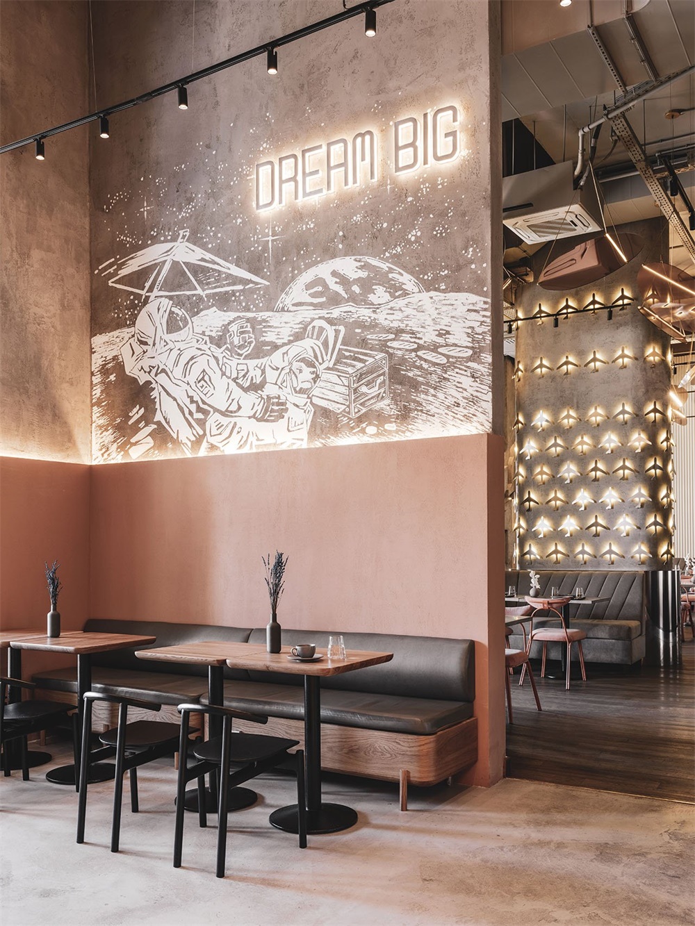 餐飲空間，咖啡廳設計，莫斯科，複古主義，Asthetique，CaféPolet咖啡館