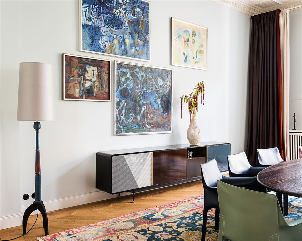 住宅空間，公寓翻新設計，柏林，藝術之家，Gisbert Poppler，私人住宅