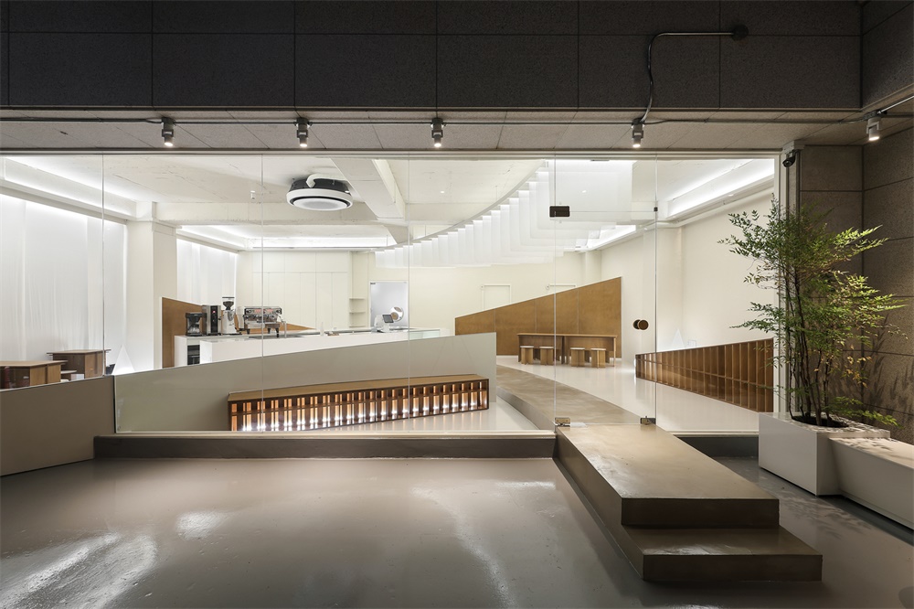 韓國水原，餐飲空間，咖啡廳設計，Studio Maoom，Cuore espresso