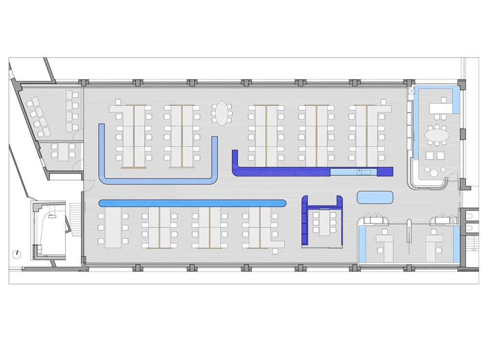 辦公空間,廠房改造設計,Vandewiele,集團辦公室總部,比利時,廠房辦公室