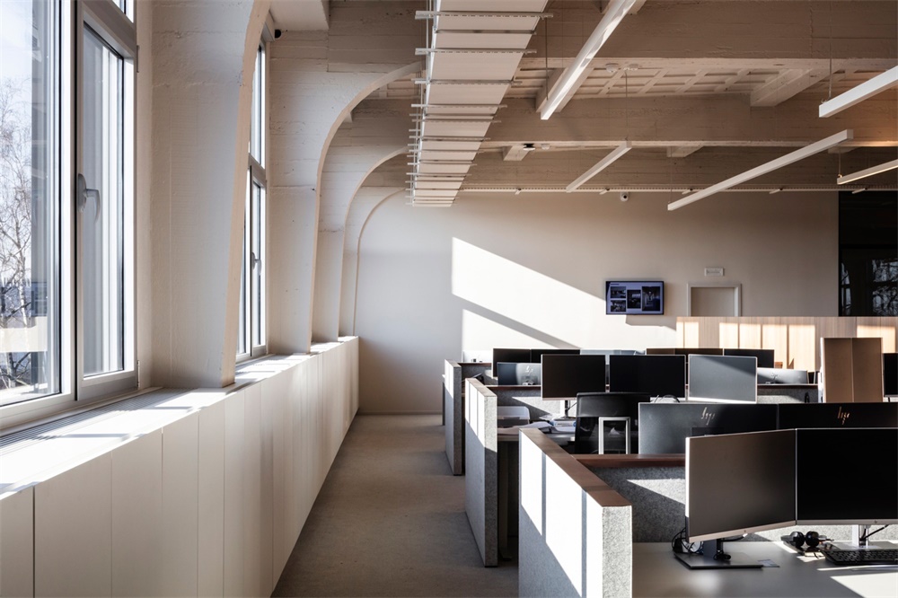 辦公空間,廠房改造設計,Vandewiele,集團辦公室總部,比利時,廠房辦公室