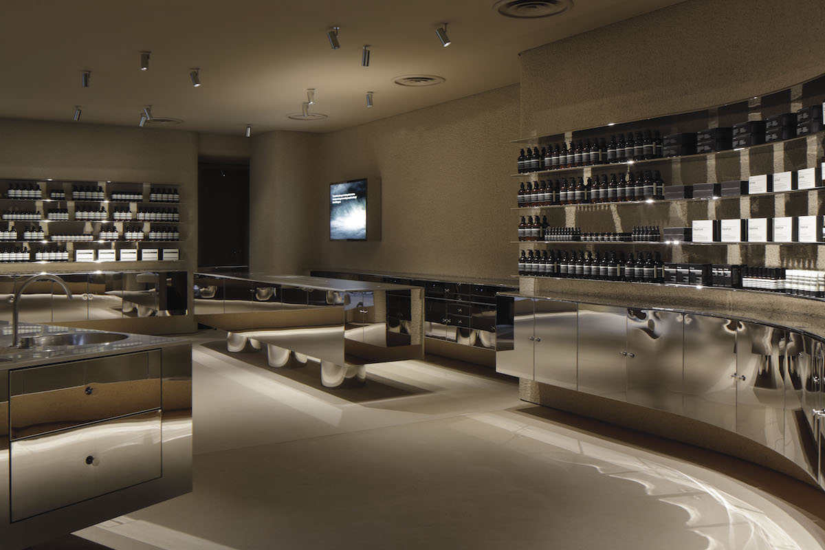 商業空間,東京,專賣店,零售空間,護膚品店鋪設計,aesop,CASE-REAL