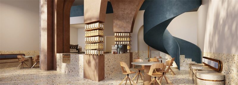 AZAZ architects l 沙特elixir bunn咖啡新店