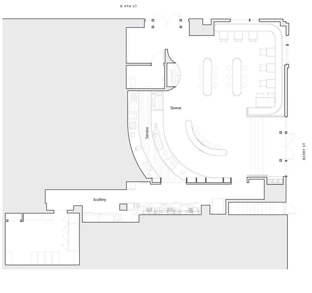 餐飲空間,咖啡廳設計,Blue Bottle,小藍瓶咖啡,咖啡廳翻新