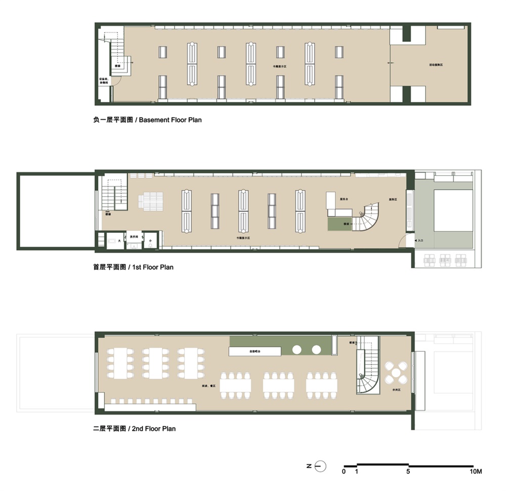 商業空間，多抓魚線下空間，未來以北工作室，書店設計，北京，懷舊空間
