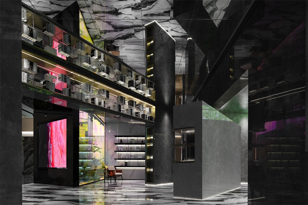 商業空間,展廳設計,陶瓷展廳空間,拓維設計,項目投稿