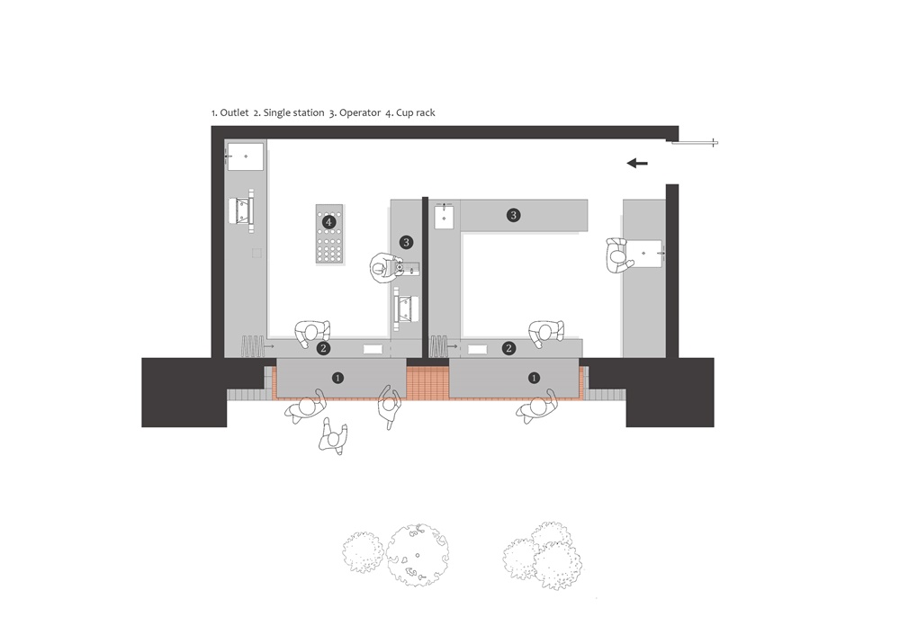 餐飲空間，廣州，jpg coffee，珠江新城，幾何形態