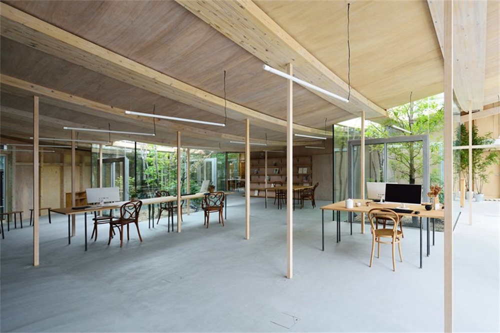 辦公空間，studio velocity，sannouno辦公室，創意辦公室，屋頂設計，獨棟辦公室，辦公室設計