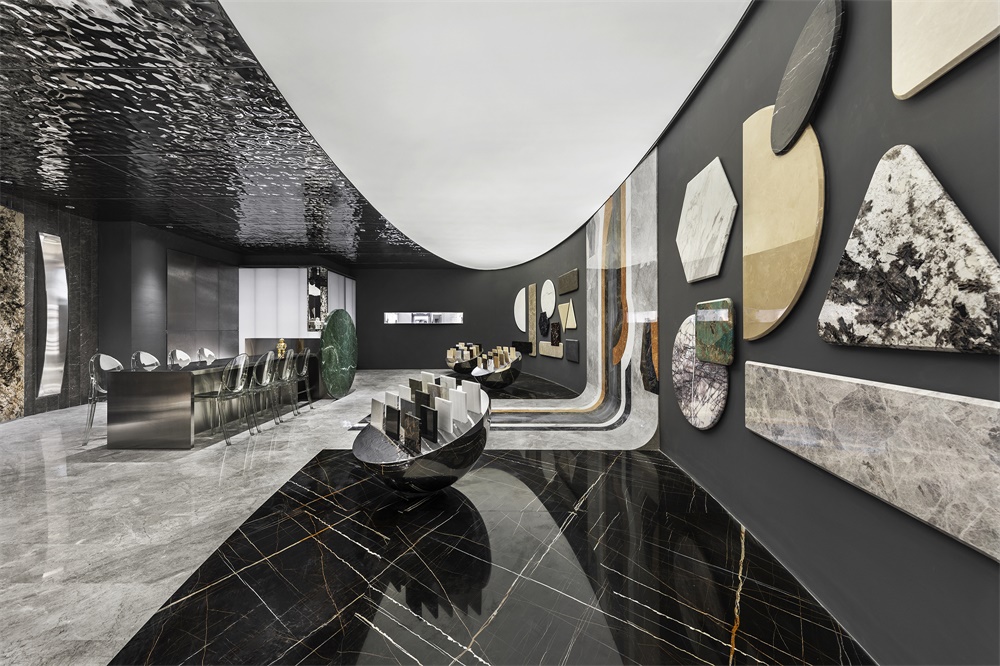 李振傑“太空”石材展廳,石材展廳設計,工裝展廳,西德尼石材展廳,項目投稿