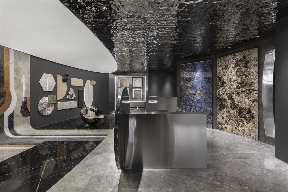 李振傑“太空”石材展廳,石材展廳設計,工裝展廳,西德尼石材展廳,項目投稿