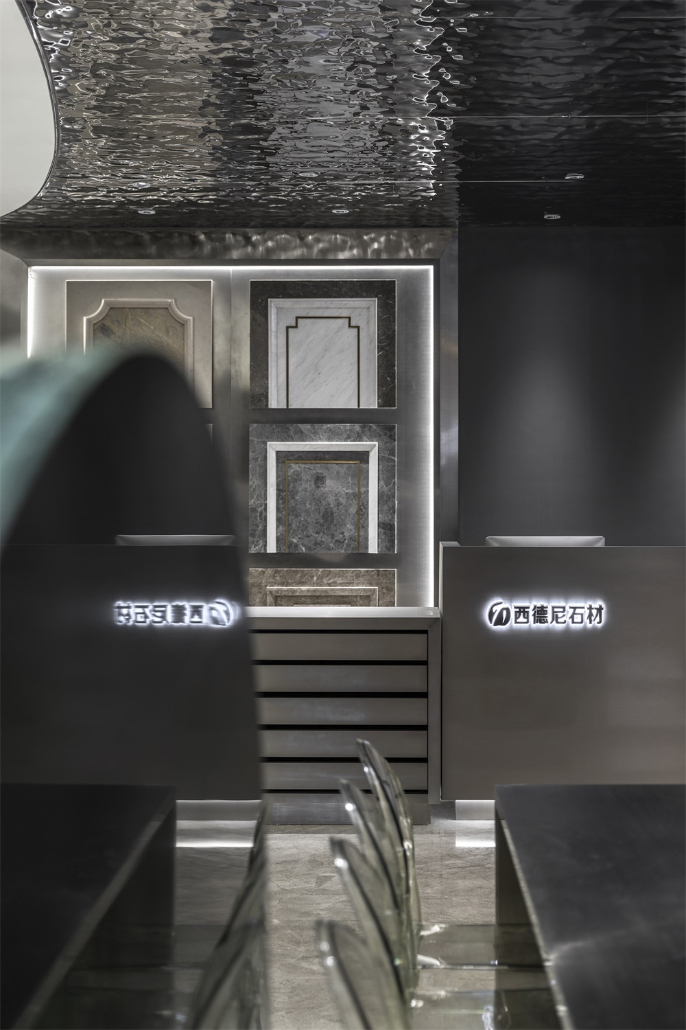 李振傑“太空”石材展廳,石材展廳設計,工裝展廳,西德尼石材展廳,項目投稿