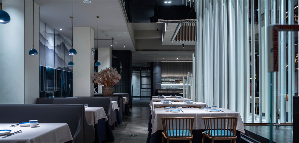 餐飲空間，北京，漁歌子餐廳設計，IN•X屋裏門外，中式餐廳，中餐廳空間設計