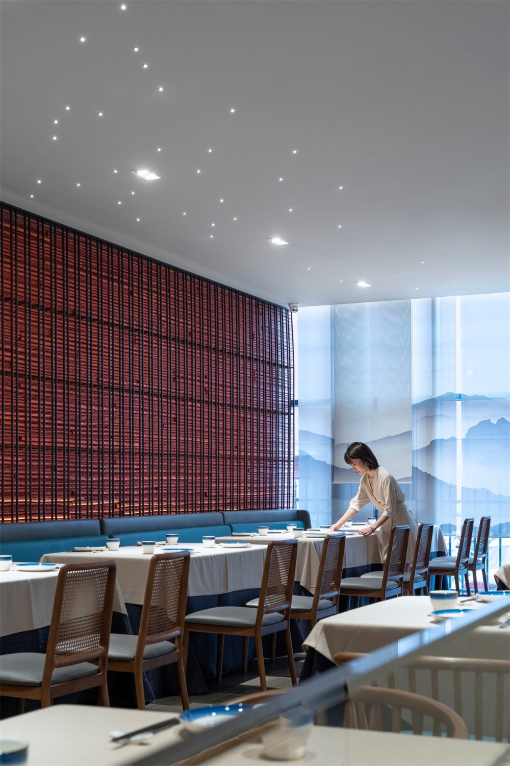 餐飲空間,北京,漁歌子餐廳設計,IN•X屋裏門外,中式餐廳,中餐廳空間設計