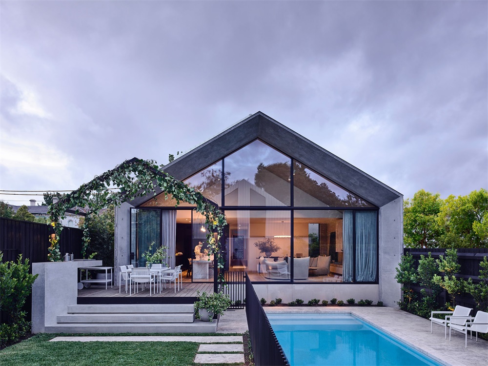 住宅空間,極簡主義,墨爾本,五口之家,Kennon+ studio,Scandizzo House