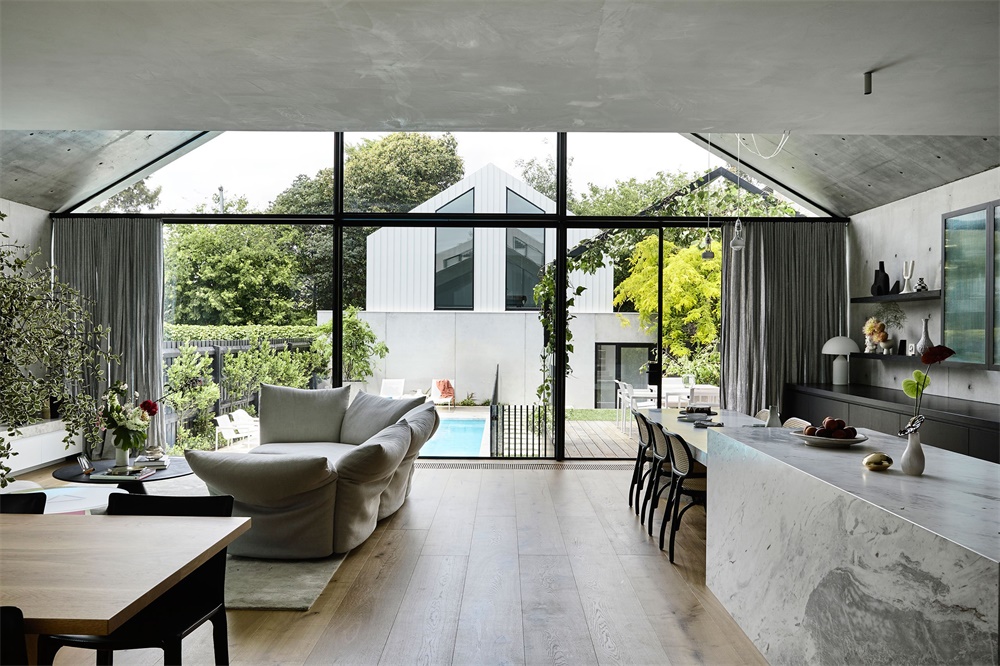 住宅空間,極簡主義,墨爾本,五口之家,Kennon+ studio,Scandizzo House