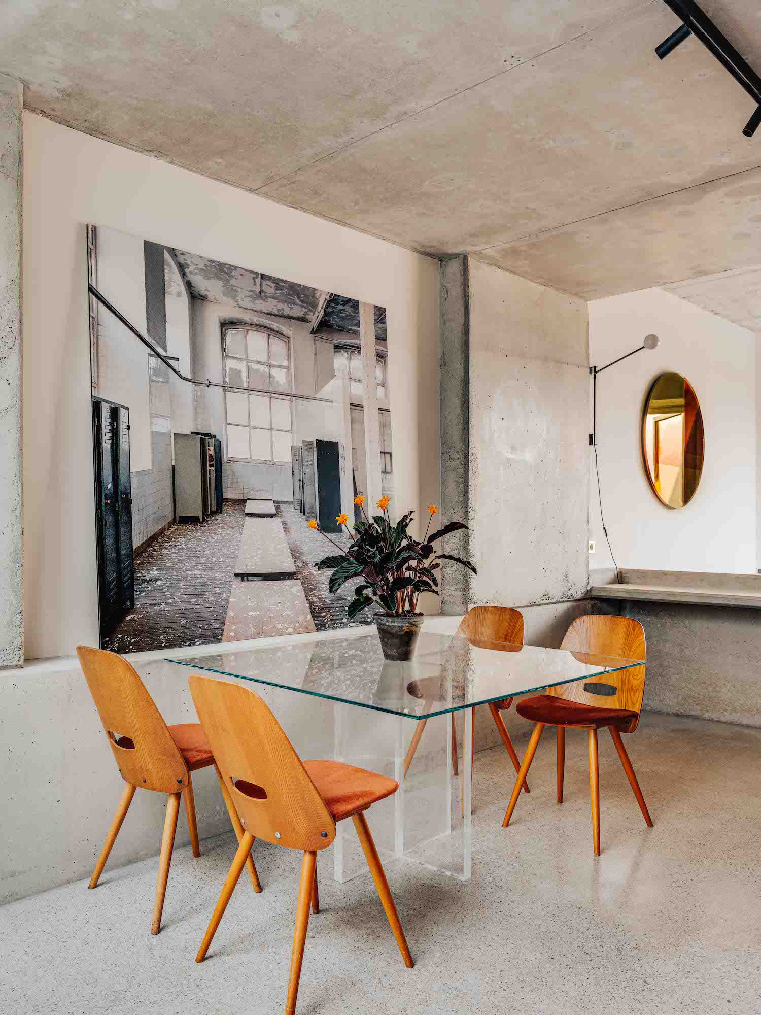 住宅空間，公寓改造設計，巴塞羅那，停車場改造住宅，Barbara Appolloni，混凝土公寓，極簡主義公寓