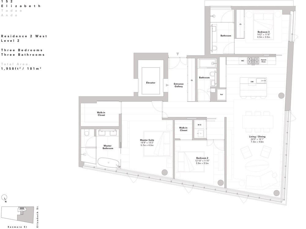 住宅空間，豪華公寓設計，安藤忠雄，Michael Gabellini，曼哈頓豪宅