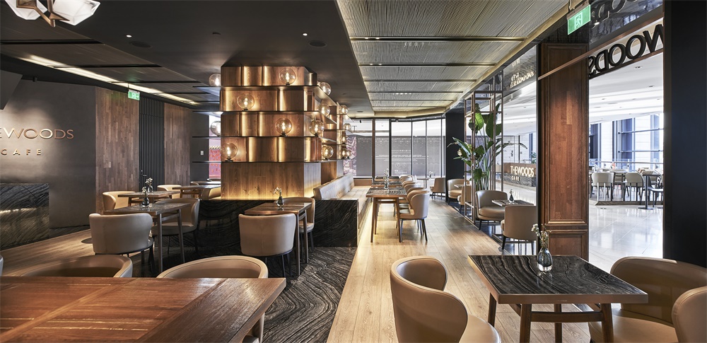 餐飲空間，北京王府中環，THE WOODS CAFÉ，FUNUN LAB，咖啡廳設計，項目投稿