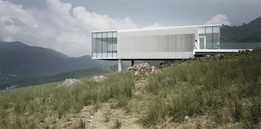 餐飲空間，餐廳設計，“漂浮的島嶼”，C+ Architects，重慶，懶壩大地藝術節，法式餐廳設計