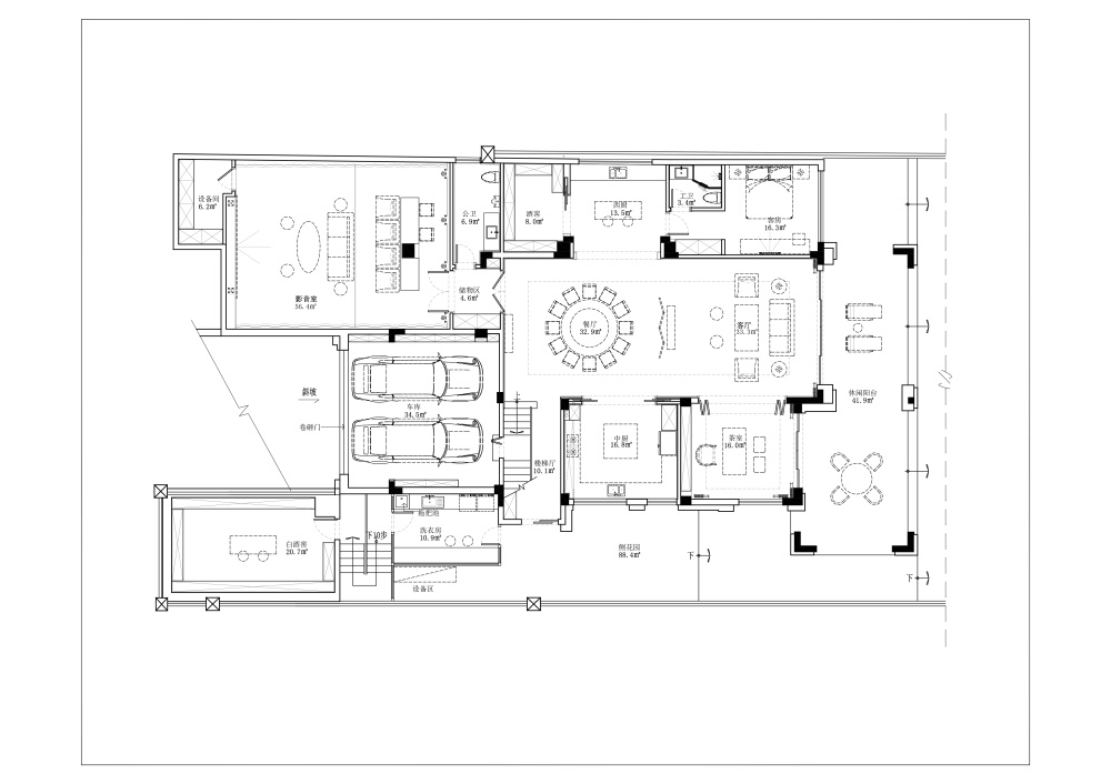 住宅空間,別墅空間設計,獨棟別墅設計,鴻藝源設計,贛州九裏峰山,例外軟裝設計,項目投稿