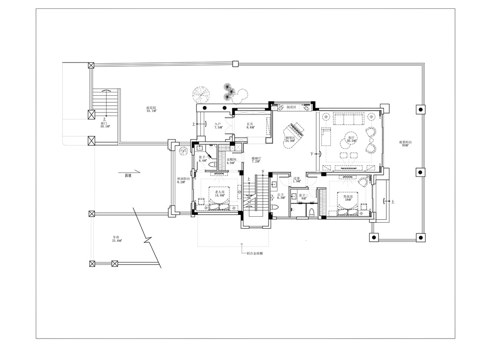 住宅空間,別墅空間設計,獨棟別墅設計,鴻藝源設計,贛州九裏峰山,例外軟裝設計,項目投稿