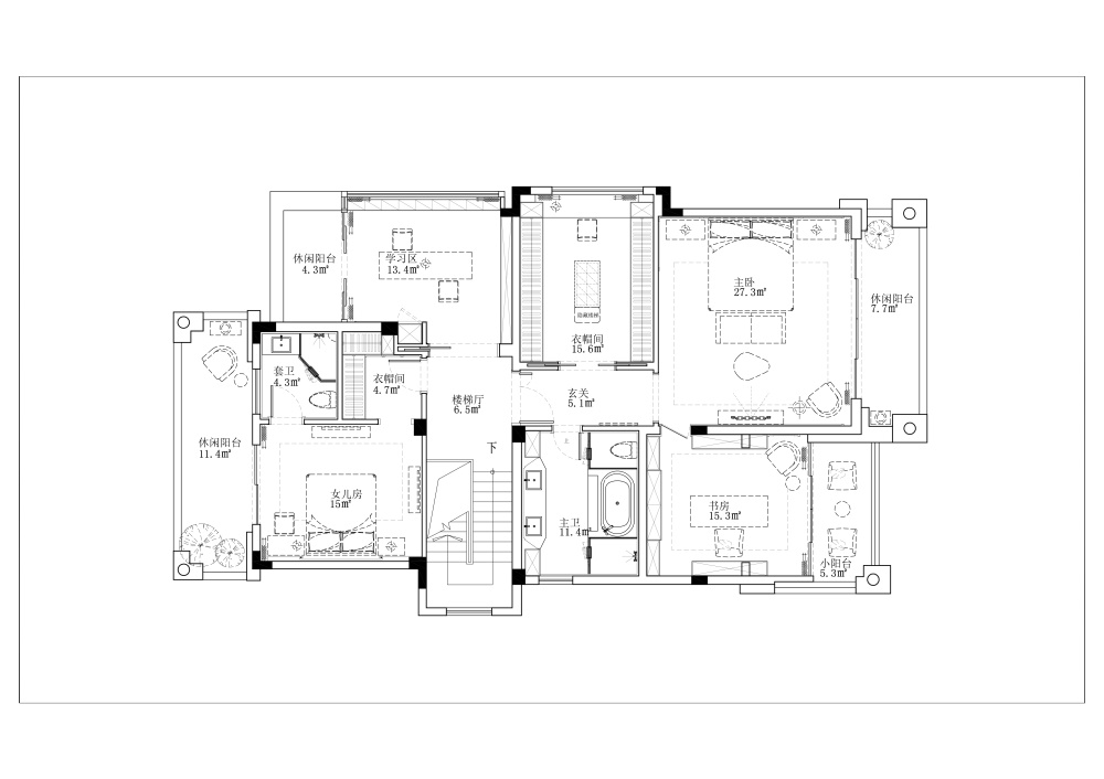 住宅空間,別墅空間設計,獨棟別墅設計,鴻藝源設計,贛州九裏峰山,例外軟裝設計,項目投稿
