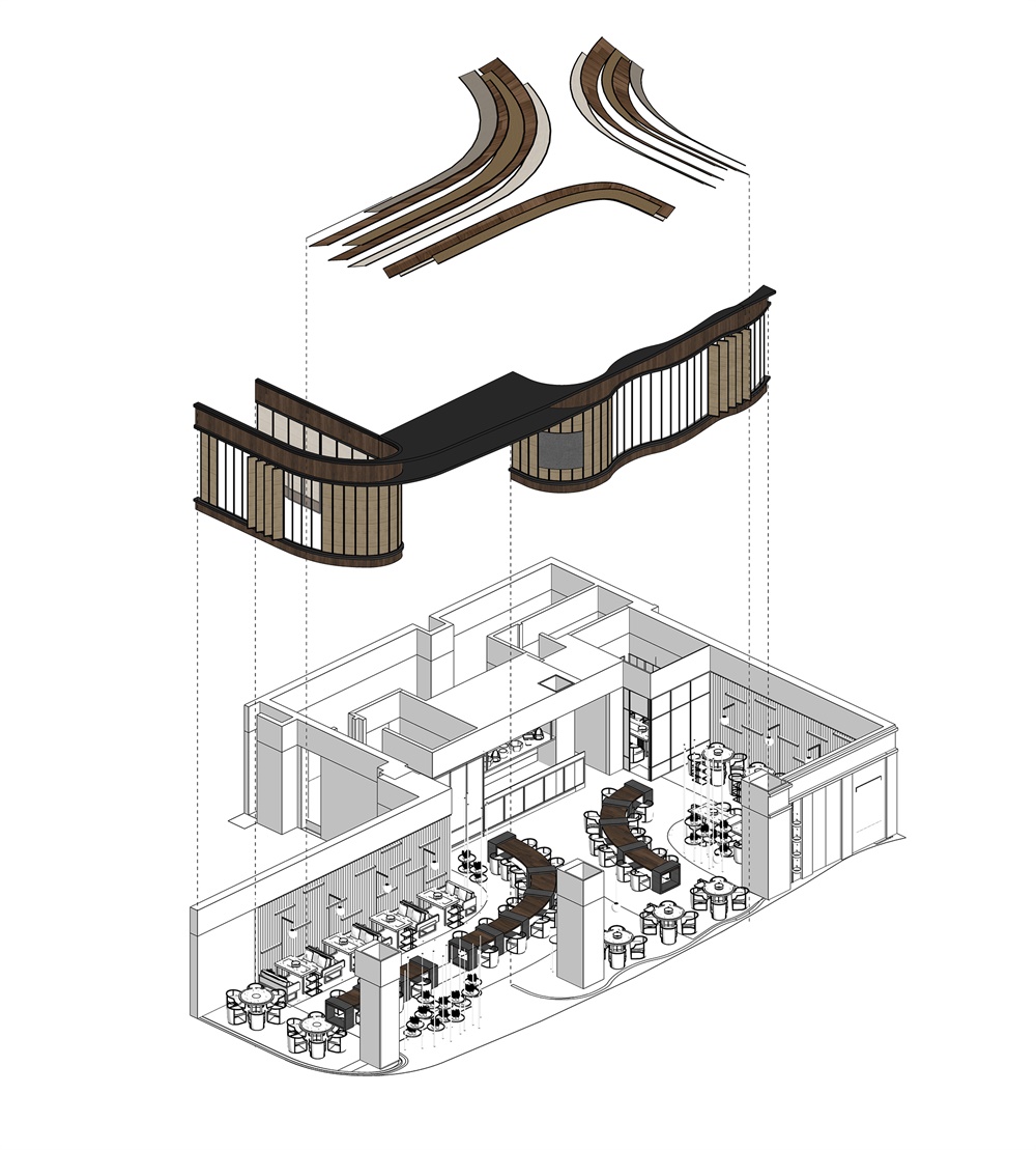 餐飲空間,盡膳口福,蹺腳牛肉,FUNUN LAB,中餐廳設計,項目投稿
