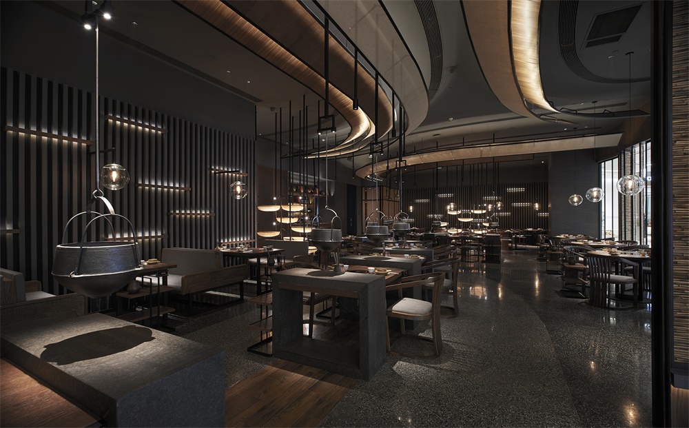 餐飲空間,盡膳口福,蹺腳牛肉,FUNUN LAB,中餐廳設計,項目投稿