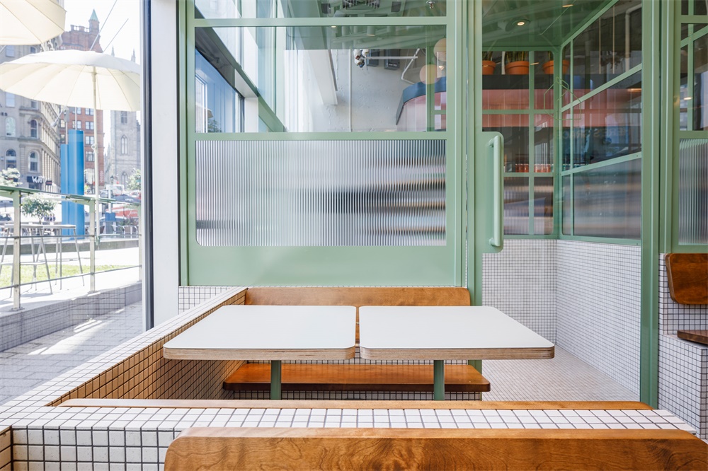 餐飲空間，咖啡吧，蒙特利爾，咖啡廳設計，Melk Cafe