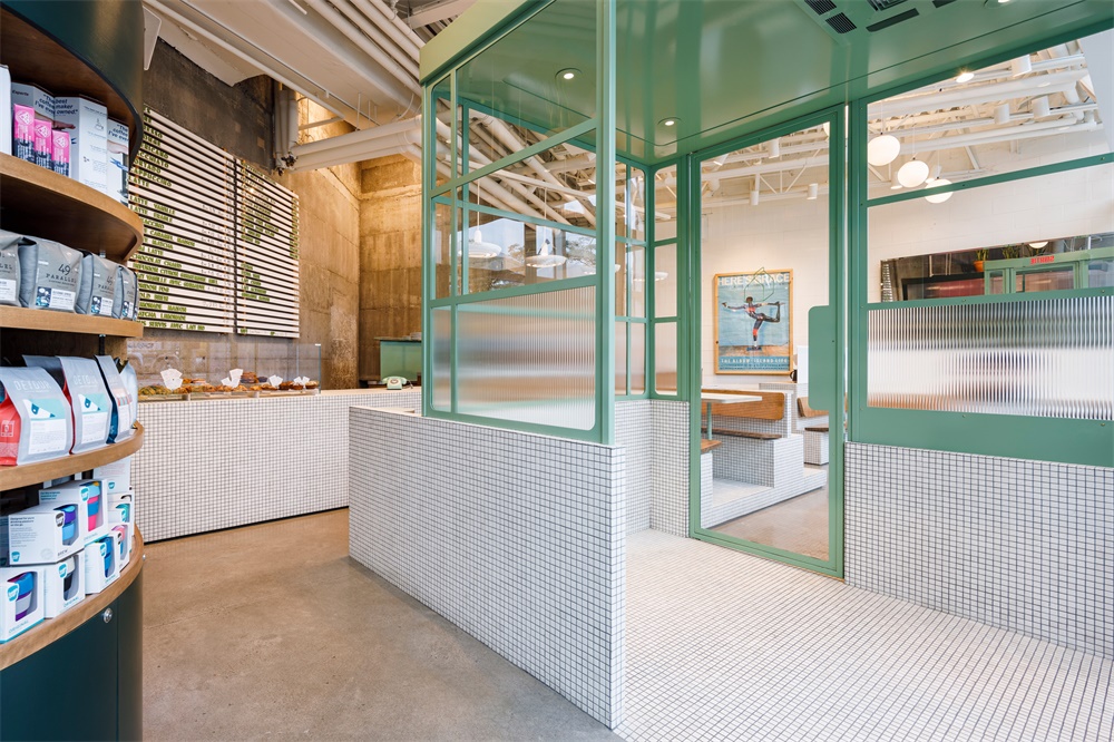 餐飲空間，咖啡吧，蒙特利爾，咖啡廳設計，Melk Cafe