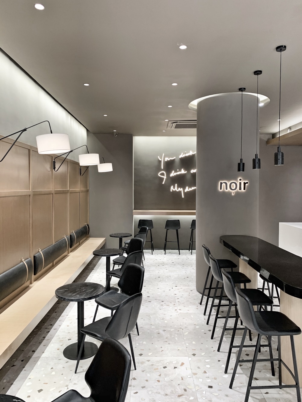 餐飲空間,咖啡廳設計,咖啡店設計,廣州,睿上形素,RSXS design,noir cafe