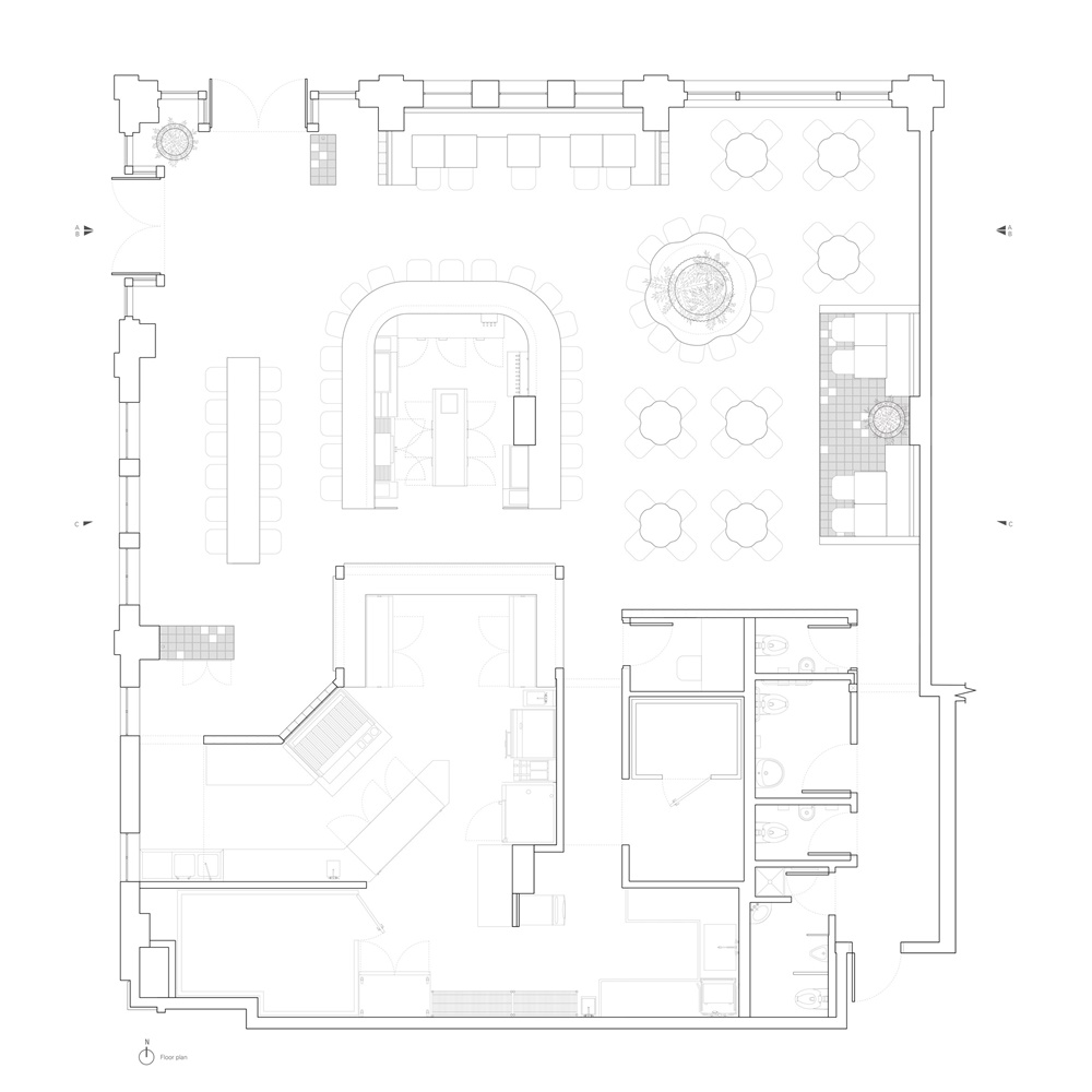 餐飲空間,廠房改造,墨西哥菜餐廳,Tacofino Ocho,溫哥華餐廳設計,酒吧餐廳