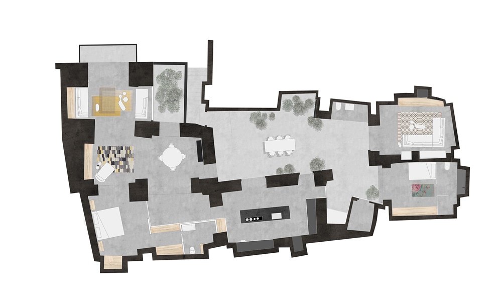 住宅空間,Pitsou Kedem Architects,以色列,建築改造,曆史建築改造,現代風格住宅設計