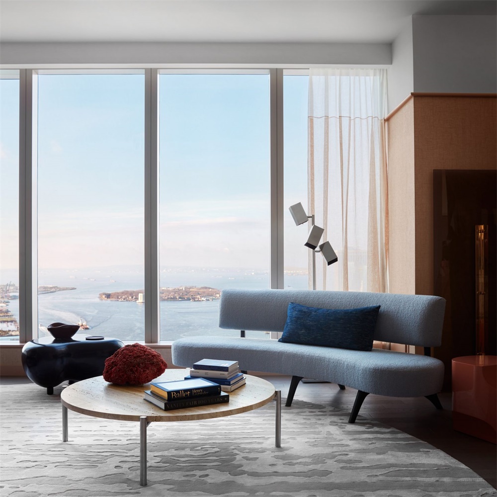 住宅空間，豪華公寓設計，Jamie Bush，樣板間設計，曼哈頓豪宅，曼哈頓壹號廣場